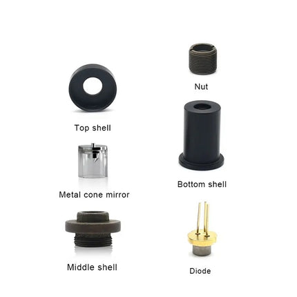 360° Laser Modul Grün 520nm – Omnidirektionaler Level Laser 2,3–5V für Messung & Ausrichtung