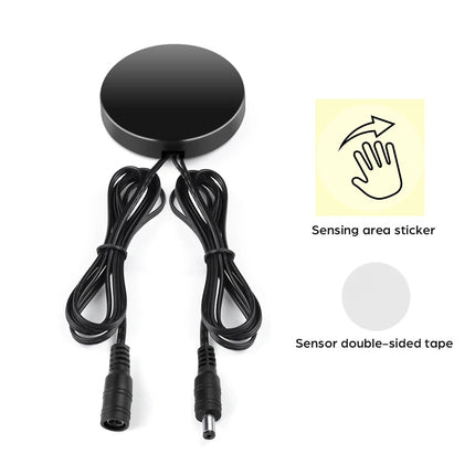 Durchdringbarer Touch-Dimmer LED-Lichtschalter (12–24 V, bis 60 W) Handkehrum Steuerung Touch-Dimmer