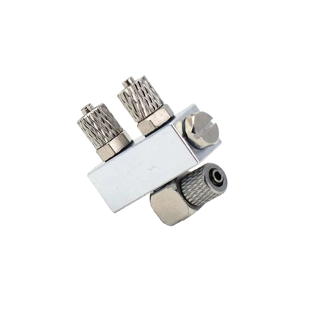 RC Hydraulik Öl Verteiler 3 Wege 4 Wege – M5 Distributor für Bagger 1/12 1/14