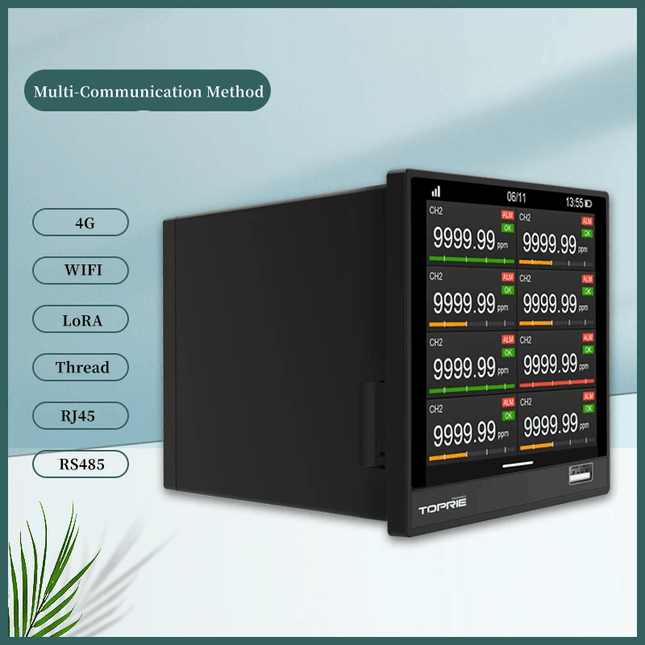 16 Ch Papierlose Recorder Universal analog signal Input Data Logger Touchscreen