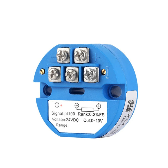 -50°C bis +500°C Temperatur Sensor RTD PT100 Sender Modul  0-10V Thermometer DC 24V