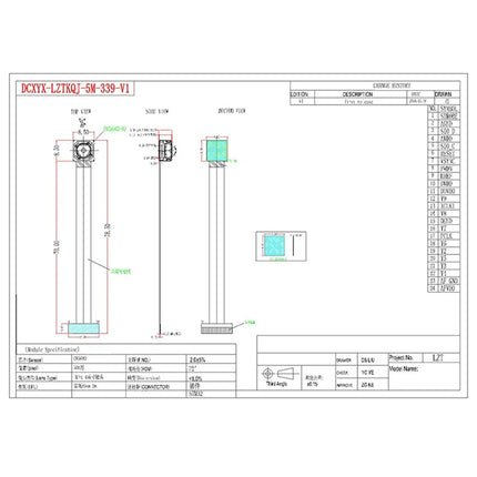 OV5640 Kamera Modul 5MP autofocus || 120° || 160° mit 24pins 78MM für ESP32 CAM