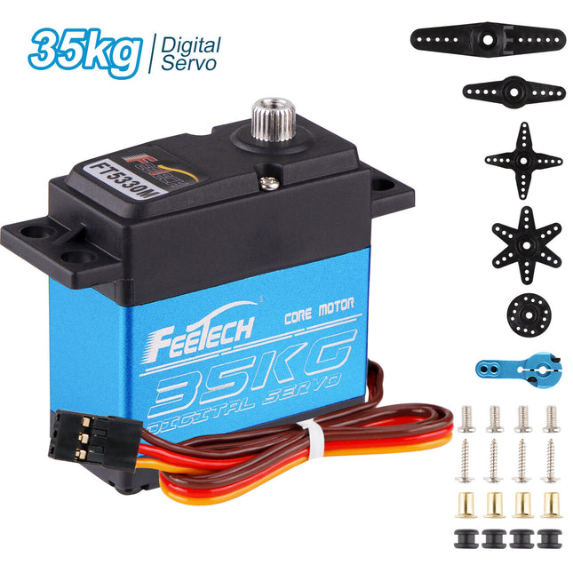 25kg / 35Kg Hohe Drehmoment Motor Servo Wasserdichte Digital bis 360° Servo RC