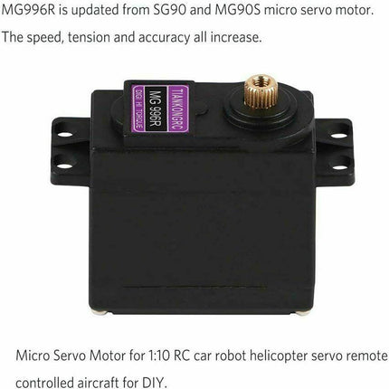 Voll Metall MG996R Digital Servo Motor 180° | 270° | 360° Metal Gear HIGH Torque 15KG für RC