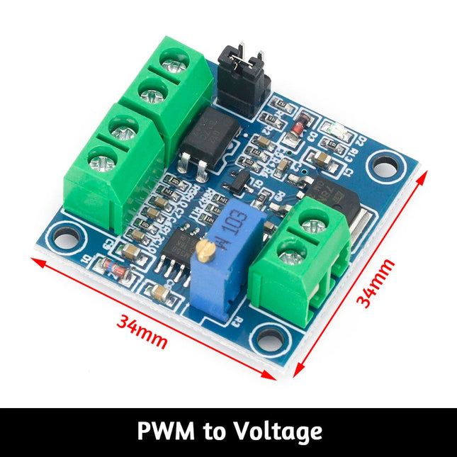 PWM zu 0-10V Konverter Modul – Frequenz Spannung Wandler für PLC SPS Arduino