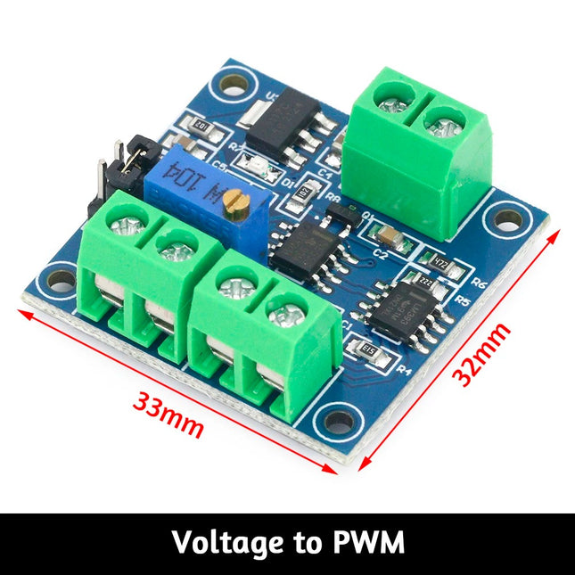 PWM zu 0-10V Konverter Modul – Frequenz Spannung Wandler für PLC SPS Arduino